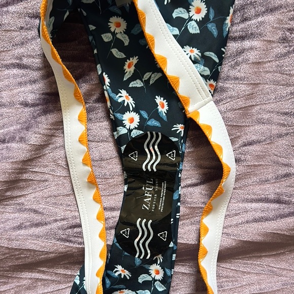 Zaful Blue and Orange Bikini with Camouflage Pattern - Picture 4 of 8